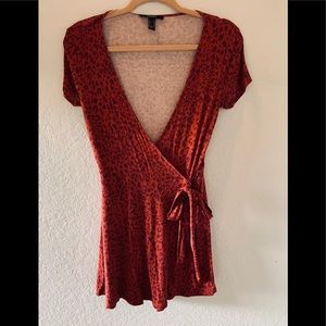 Cute Maroon Leopard Romper